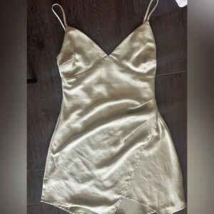 Silk mini dress